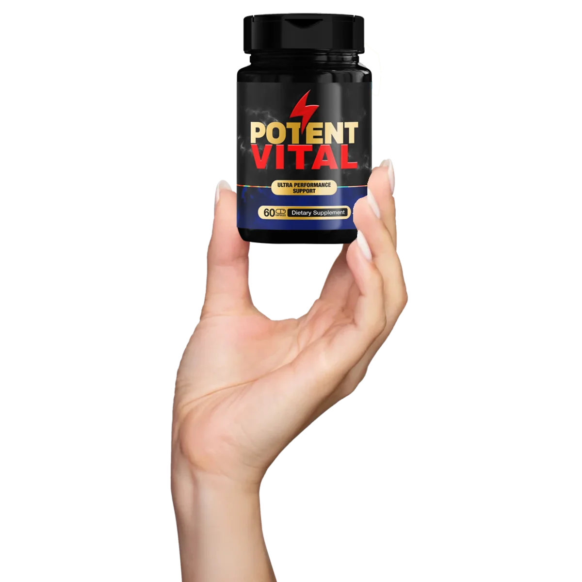 PotentVital Men's Wellness Relief Supplement — Front Label